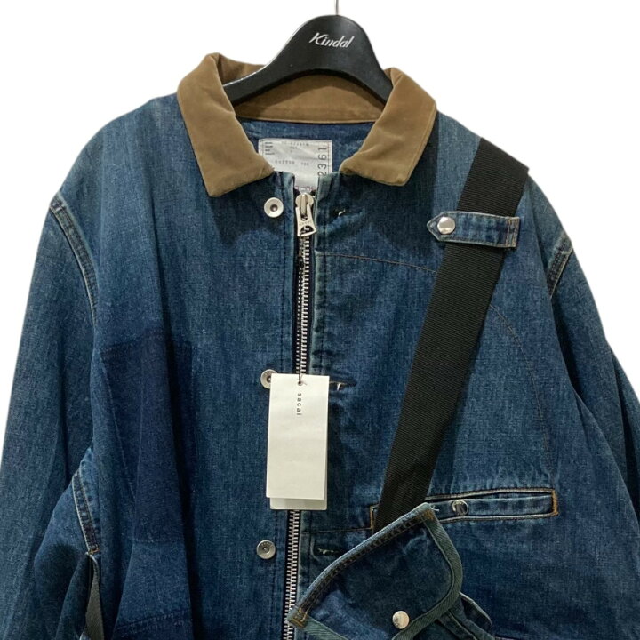 楽天市場】【中古】sacaiマルチポケット バッグ ドッキング デニム 