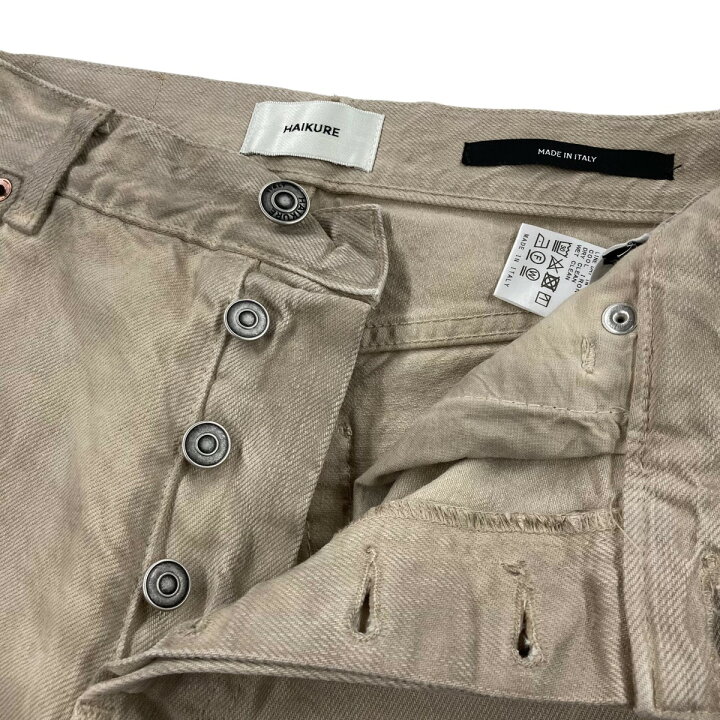 楽天市場】【中古】HAIKURE 24SS BETHANY DENIM デニムパンツ  