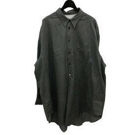 【中古】The crooked Tailorロングスリーブシャツ グレー サイズ：48【価格見直し】