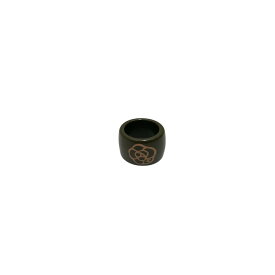 【中古】CHANEL　カメリア・ココマークリング グリーン サイズ：13号 【190425】（シャネル）