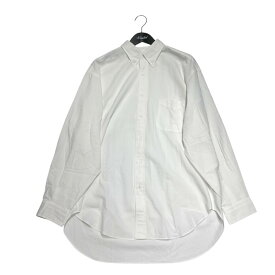 【中古】HERILL24SS Cotton Oxford shirt ボタンダウンシャツ 24-050-HL-8000-1 ホワイト サイズ：3【価格見直し】