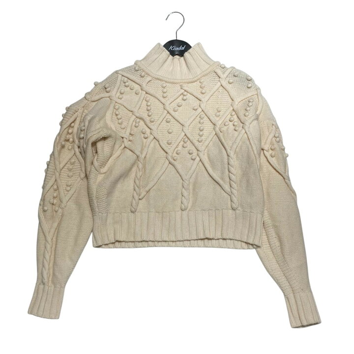 楽天市場】【中古】SAYAKA DAVIS CABLE POM-POM SWEATE ケーブルニット  