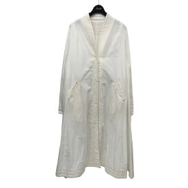 【中古】Chez VIDALENC　ロングコート 20020450002210 ホワイト サイズ：2 【210425】（シェ ヴィダレンク）