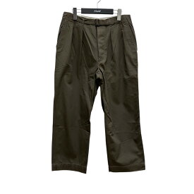 【中古】RAINMAKER　ベルテッドトラウザー RM221-017 オリーブ サイズ：46 【220425】（レインメーカー）