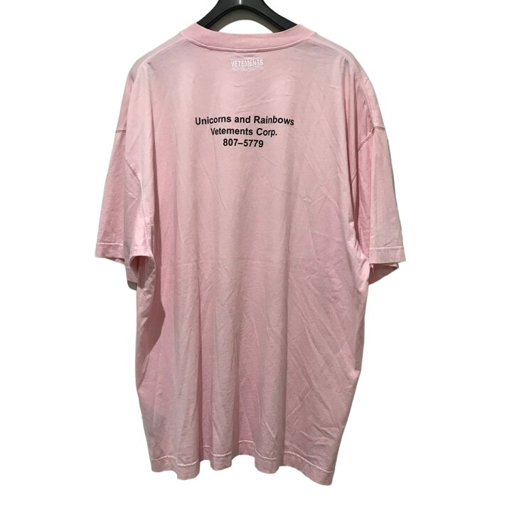 楽天市場】【中古】VETEMENTS23SS ユニコーンプリントTシャツ 