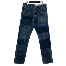 【中古】NEIGHBORHOODSAVAGE DENIM DP NARROW PANTS パッチワークデニムパンツ 231xbnh-ptm09 インディゴ サイズ：S【価格見直し】