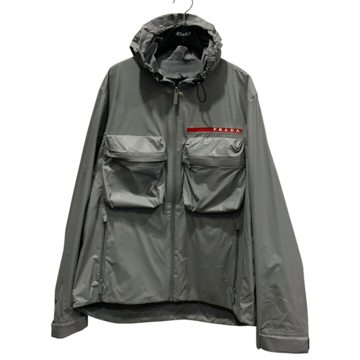 楽天市場】【中古】PRADA SPORTSナイロンジャケット SGB445 グレー 