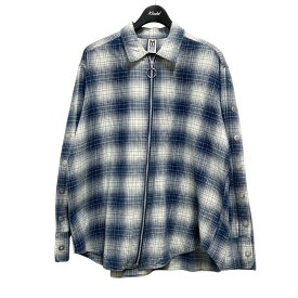 【中古】MYNEチェック 長袖シャツ G01SH121 ブルー サイズ：S【価格見直し】