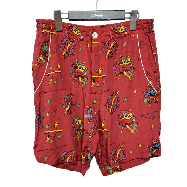 楽天市場】【中古】Black Weirdos ハーフパンツ ショッキングピンク  