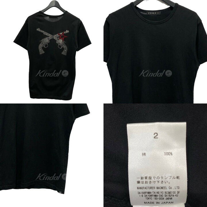 楽天市場】【中古】roar guns 二丁拳銃 バックスワロフスキー Tシャツ 