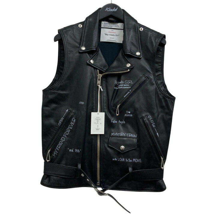 楽天市場】【中古】DAIRIKUHand Painted Double Leather Vest レザー 
