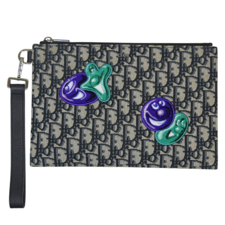 楽天市場】【中古】Christian Dior×Kenny Scharf オブリークキャンバス  