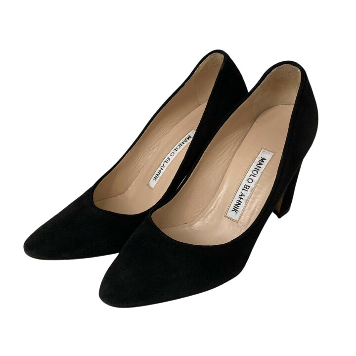 楽天市場】【中古】Manolo Blahnik ヒールパンプス ブラック サイズ  