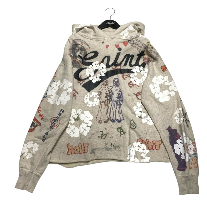 楽天市場】【中古】SAINT MICHAEL HOODIE GREENAFFITTI プルオーバー  
