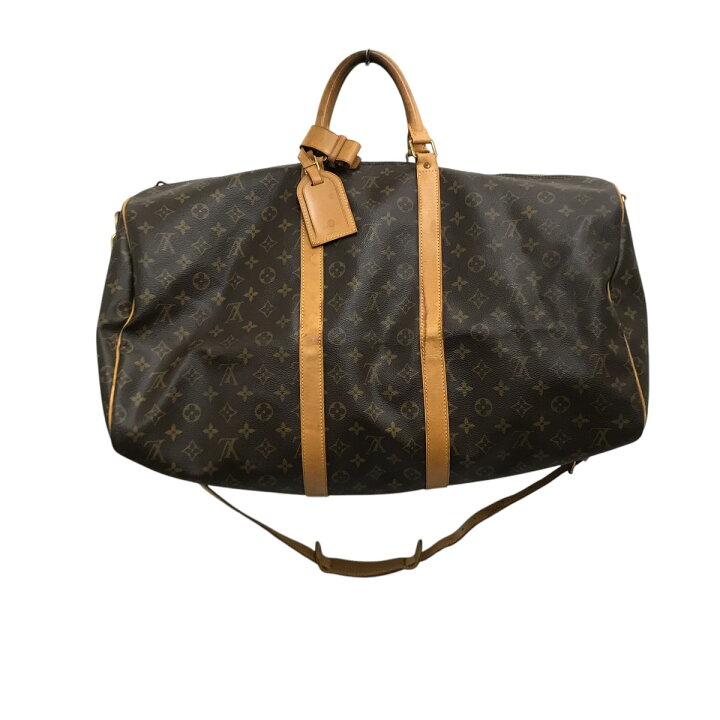 楽天市場】【中古】LOUIS VUITTONキーポルバンドリエール55 モノグラム 