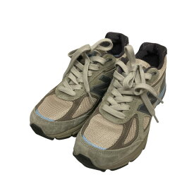 【中古】NEW BALANCE×AURALEE　ローカットスニーカー U990AR4 グレー サイズ：25.5 【070525】（ニューバランス×オーラリー）