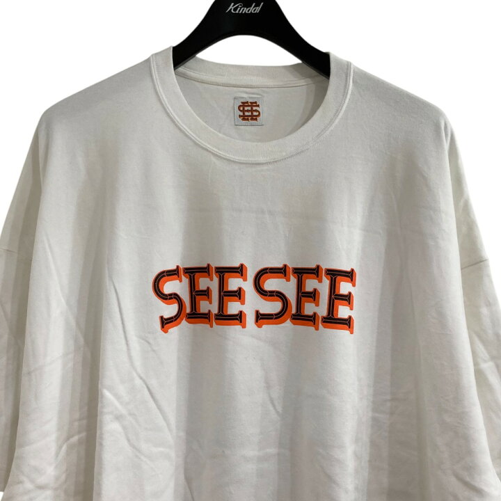 楽天市場】【中古】SEESEE×URBSロゴプリントTシャツ ホワイト サイズ 