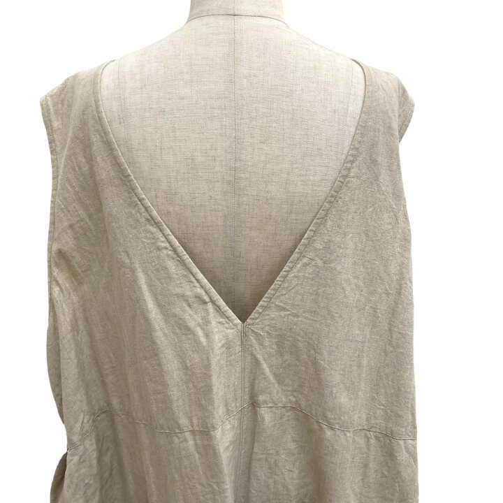 楽天市場】【中古】nest Robe22SS ブラックリネンバックVネック 
