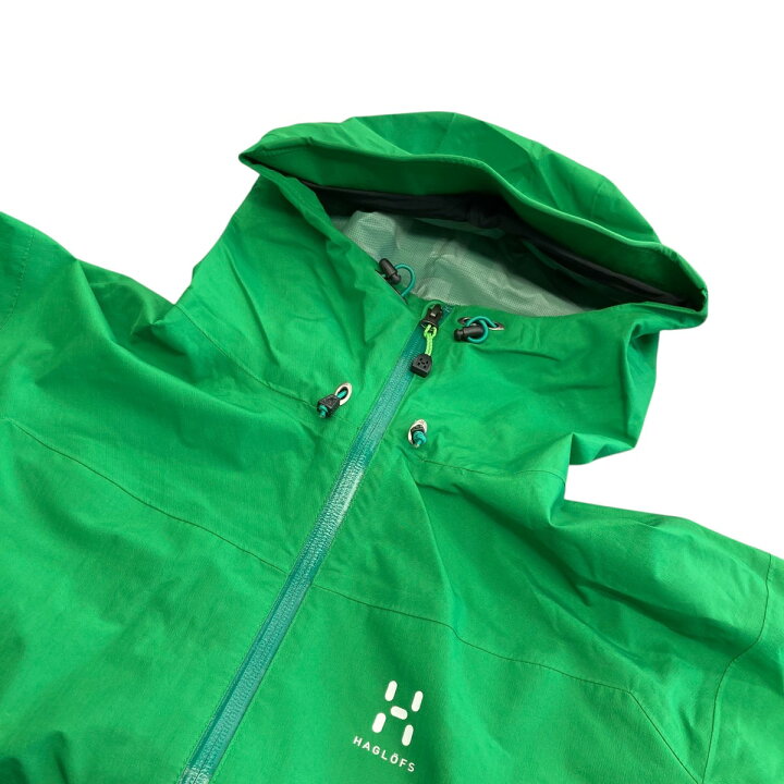 楽天市場】【中古】HAGLOFSマウンテンパーカー 1239064 グリーン 