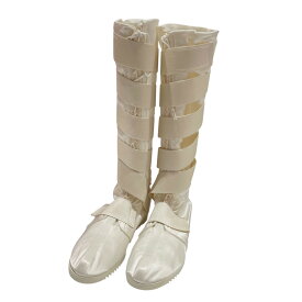 【中古】FUMIKA UCHIDABONDAGE SHOES ロングブーツ FU-P-GD002 ホワイト サイズ：M【価格見直し】