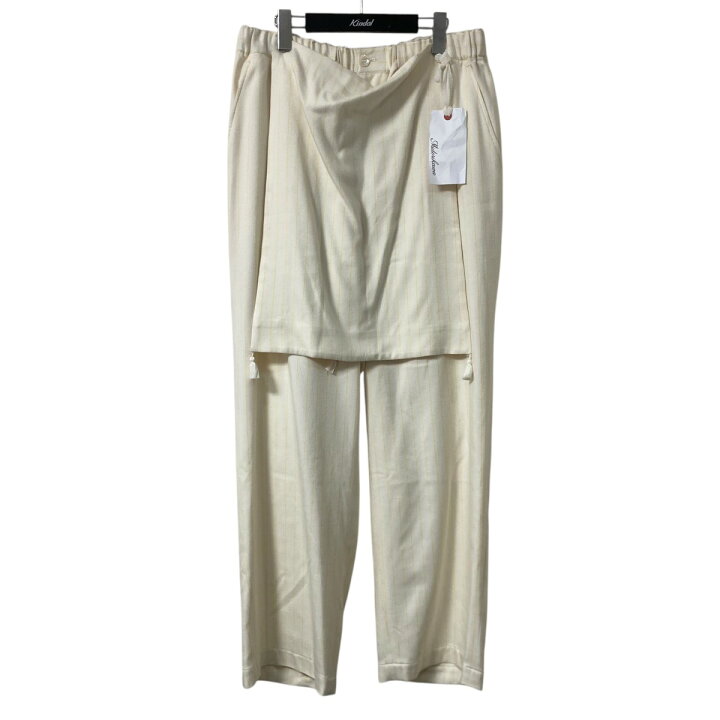 楽天市場】【中古】Midorikawa25SS SILK STRIPE APRON EASY PANTS 