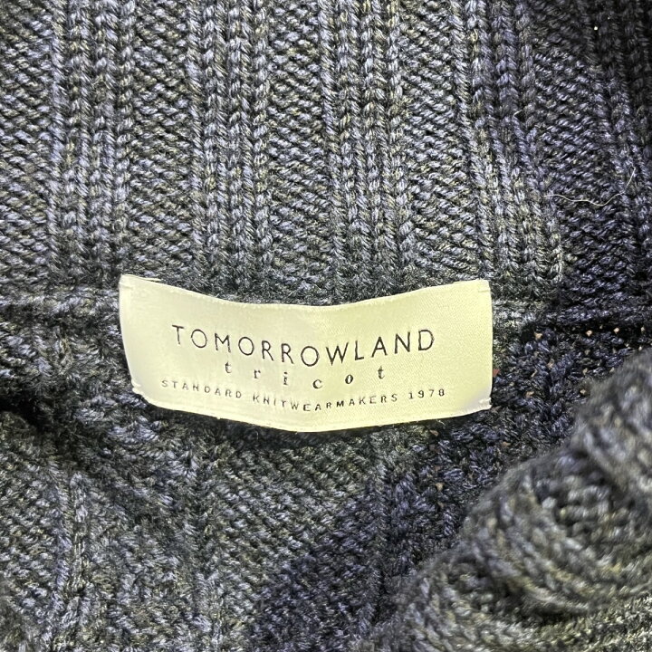 楽天市場】【中古】TOMORROW LAND tricotショールケーブルニット 