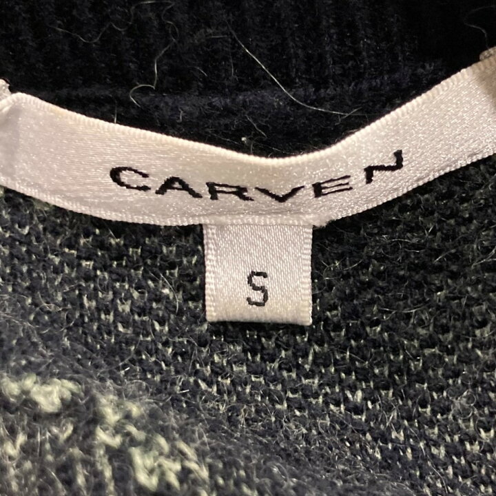 楽天市場】【中古】CARVEN総柄ウールニット 842PU44 グリーン×ブラック  