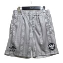 【中古】WIND AND SEA×UMBROハーフパンツ グレー サイズ：M【価格見直し】