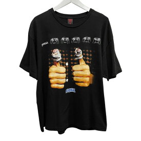 【中古】GEEKS RULE　プリントTシャツ ブラック サイズ：XL 【170525】（ギークス ルール）