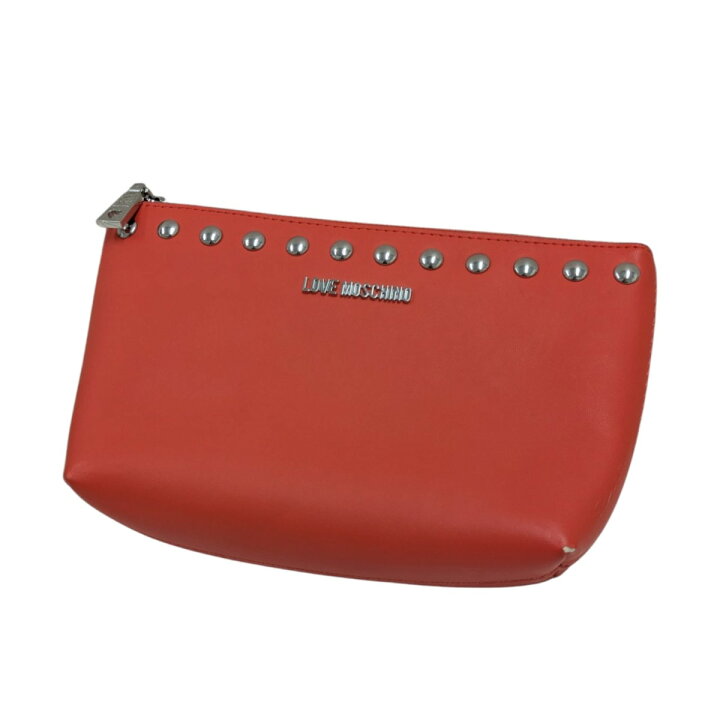 楽天市場】【中古】LOVE MOSCHINOポーチ オレンジ【価格見直し 