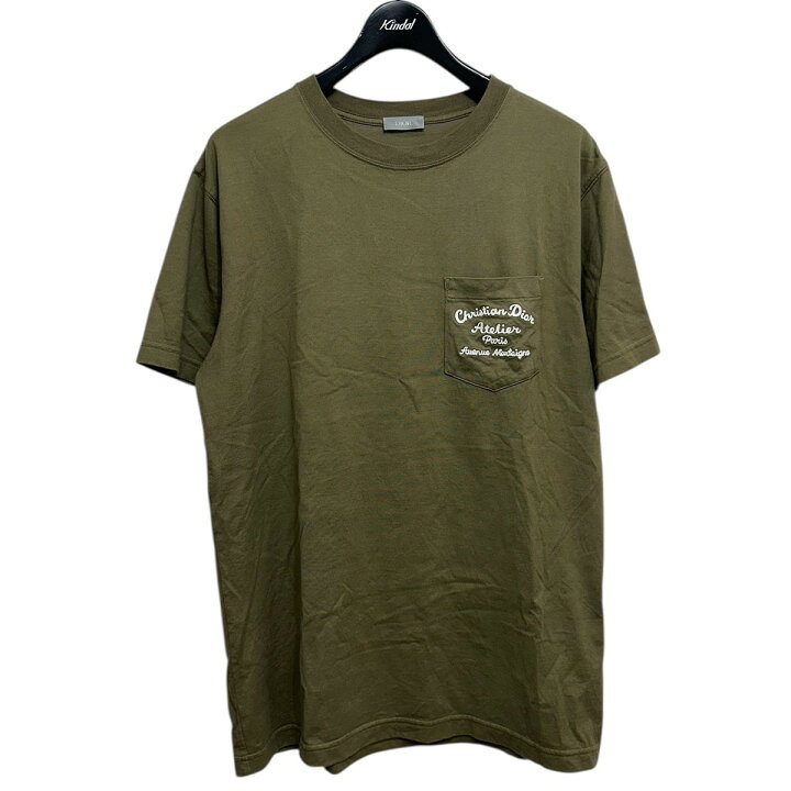 楽天市場】【中古】Dior Homme ATELIER 刺繍胸ポケットTシャツ 