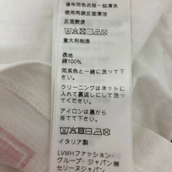 楽天市場】【中古】CELINEクロップドTシャツ レッド×ホワイト サイズ  
