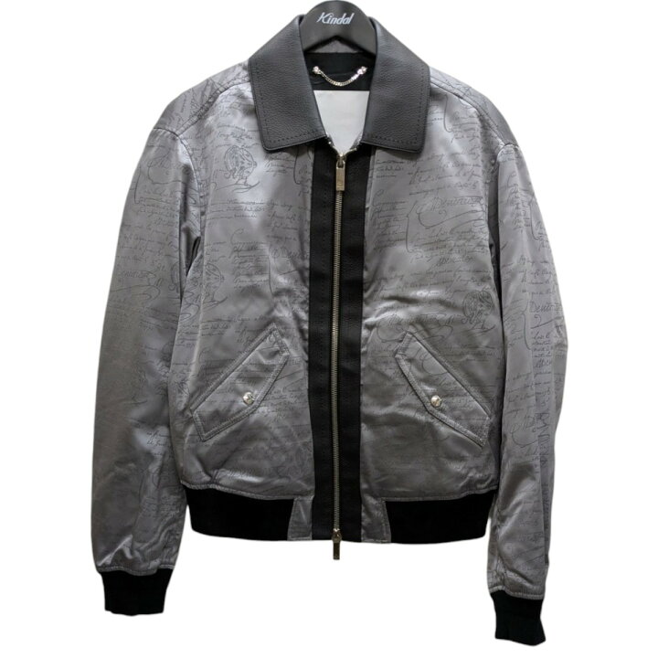 楽天市場】【中古】Berlutiカリグラフィジップジャケット グレー  