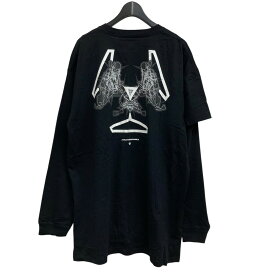 【中古】ACRONYM　ORGANIC COTTON LONG SLEEVE T-SHIRT BLACK ロングスリーブTシャツ ブラック サイズ：M 【240525】（アクロニウム）