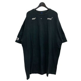 【中古】ADER error19SS ARRAY TEE プリントTシャツ ブラック サイズ：3【価格見直し】