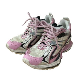 【中古】BALENCIAGA　653870 ホワイト×ピンク サイズ：24.5 【240525】（バレンシアガ）