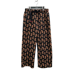 【中古】superNova．Jersey track pant - Paisley Jacquard パンツ ブラック サイズ：S【価格見直し】