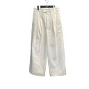 【中古】CELINEWhite Wide Leg Denim Pants ワイドレッグデニムパンツ 21V71／511C ホワイト サイズ：38【価格見直し】