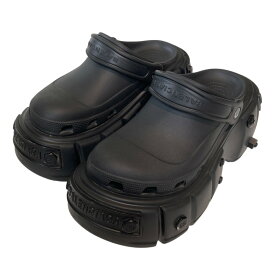 【中古】BALENCIAGA　ハードクロックス ラバーサンダル 15480-241108-0236 ブラック サイズ：40 【270525】（バレンシアガ）