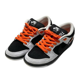 【中古】NIKE SB　TIGHTBOOTH X SB DUNK LOW PRO ローカットスニーカー FD2629-100 ホワイト×ブラック サイズ：27.5cm 【290525】（ナイキSB）