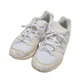 【中古】asics×THE ENNOY PROFESSIONALGel-Nimbus 9 White Cream ローカットスニーカー ホワイト×アイボリー サイズ：27cm【価格見直し】