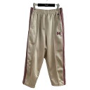 【中古】Needlesトラックパンツ ベージュ×トープ サイズ：2【価格見直し】
