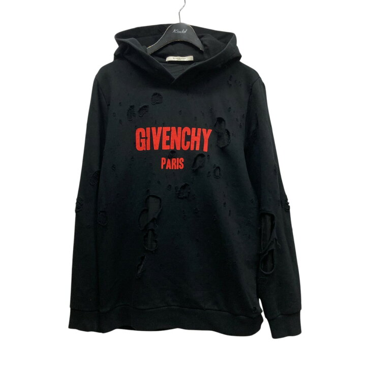 楽天市場】【中古】GIVENCHYDestroyed Logo Pullover ダメージ加工 