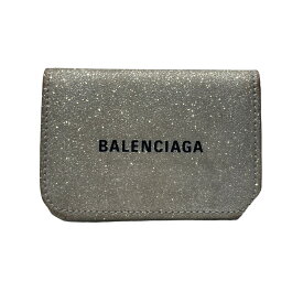 【中古】BALENCIAGA　財布 593813 シルバー 【310525】（バレンシアガ）