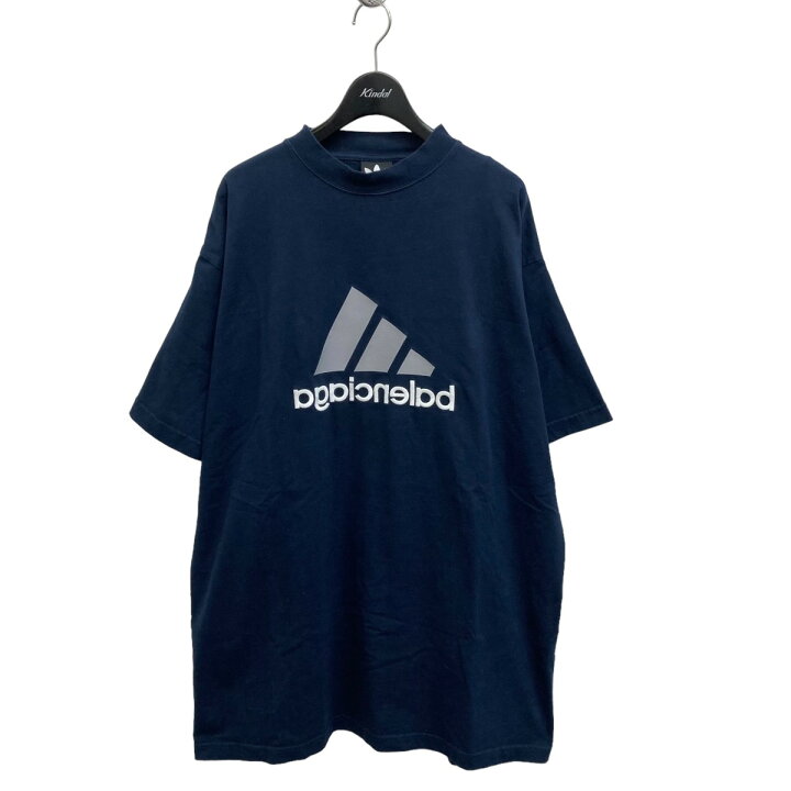 楽天市場】【中古】BALENCIAGA×adidas 半袖Tシャツ 731769 ネイビー 