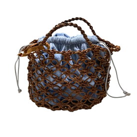 【中古】LUDLOWハンドバッグ ブラウン【価格見直し】