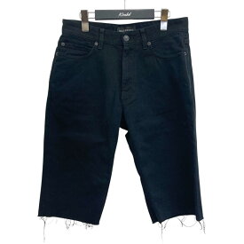 【中古】BALENCIAGA　カットオフハーフパンツ ブラック サイズ：M 【060625】（バレンシアガ）