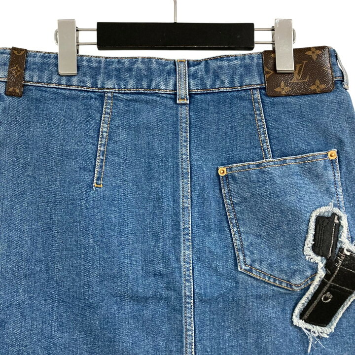 楽天市場】【中古】LOUIS VUITTON デニムスカート インディゴ サイズ  