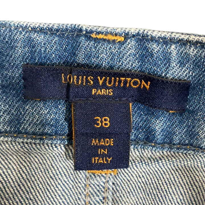 楽天市場】【中古】LOUIS VUITTON デニムスカート インディゴ サイズ  