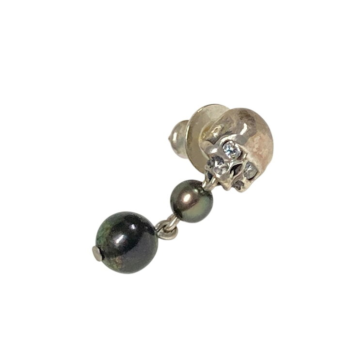 楽天市場】【中古】JUSTIN DAVIS片耳 スカル ピアス シルバー【価格 